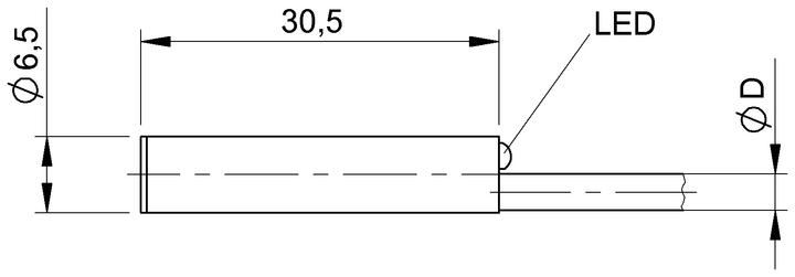 BALLUFF圆柱形磁敏传感器BMF000E的关键特征