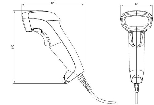 手持式条码扫描器 BVS HS-QC-SDR-MA-01-01