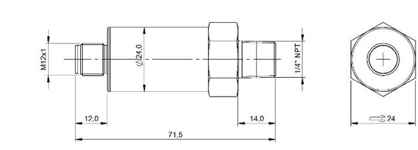 压力传感器 BSP B100-FV004-A06A1A-S4