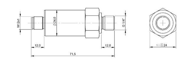 压力传感器 BSP B006-DV004-A04A1A-S4