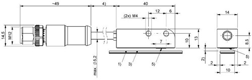 磁编码式传感器 BML-S1H1-B6QC-M3AA-D0-KA00，3-S284