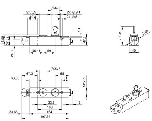 安全开关 BID F101-2M1M3-M02AZ0-S115