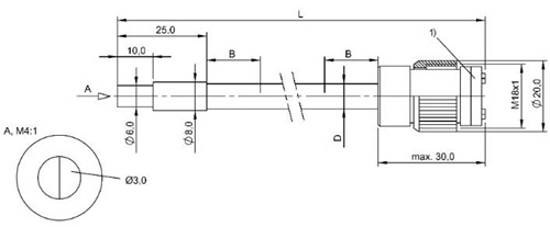 玻璃纤维 BFO 18A-XAC-SMG-30-0，5