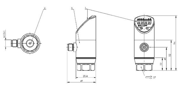 压力传感器 BSP B600-EV003-A02A0B-S4