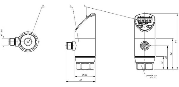 压力传感器 BSP B100-EV003-A00A0B-S4