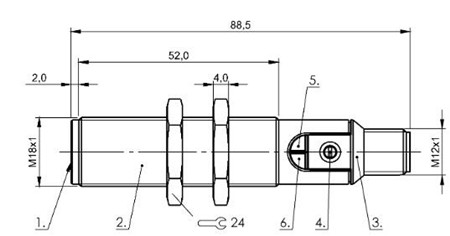电容式传感器 BCS M18BBI3-POC80D-S04K-010