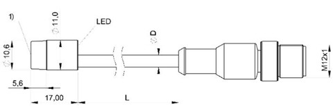 感应式传感器 BES G11EA-NOC60F-EP00，3-GS04