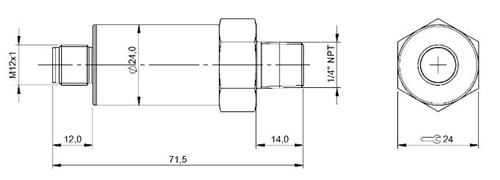 压力传感器 BSP B100-FV004-A04A1A-S4