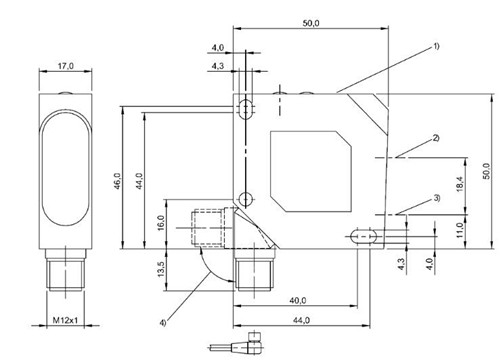 光电距离传感器 BOD 26K-LBR04-S115-C