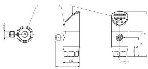 压力传感器 BSP B400-EV003-A00A0B-S4