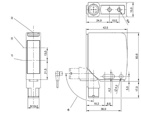 光电距离传感器 BOD 21M-LA04-S92