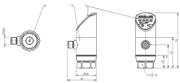 压力传感器 BSP B002-EV003-A01A0B-S4