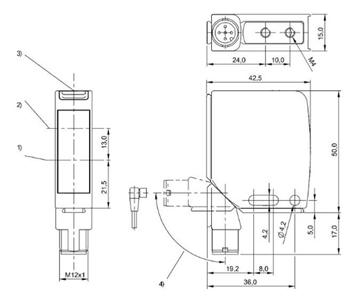 光电距离传感器 BOD 21M-LB04-S92