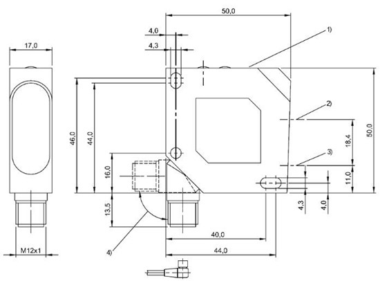 光电距离传感器 BOD 26K-LB04-S115-C