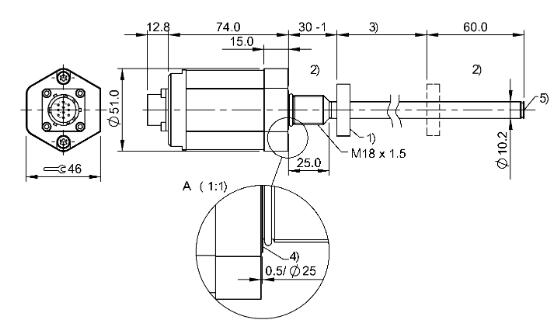 磁致伸缩传感器 BTL5-Q1634-M0400-B-S140