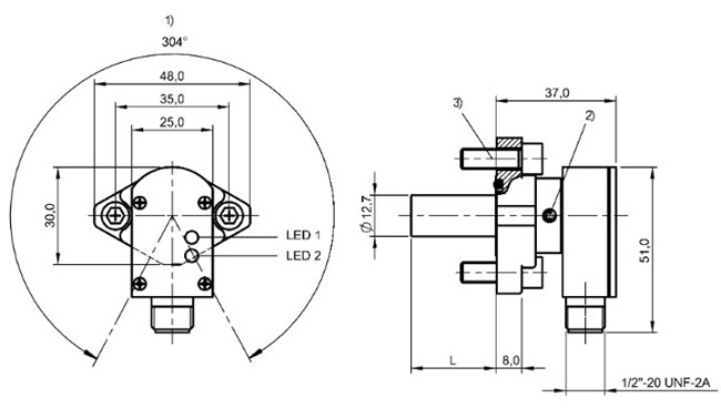 感应式传感器 BES 516-200-S2/2.062"-S21