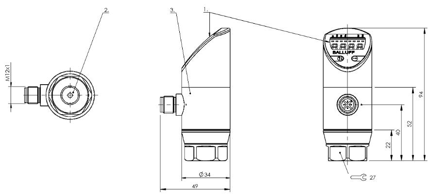 压力传感器 BSP B002-EV003-A03A0B-S4