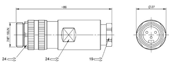 自集束插接器 BCC A333-0000-20-000-71X3A5-000