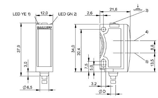 对比度传感器 BKT 6K-002-N-02