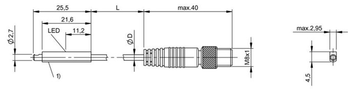 磁敏传感器 BMF 303K-PS-C-2A-SA2-S49-00，8