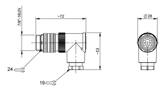 自集束插接器 BCC A345-0000-20-000-71X5A5-000