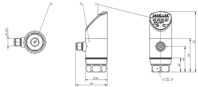 压力传感器 BSP B100-EV003-A03A0B-S4