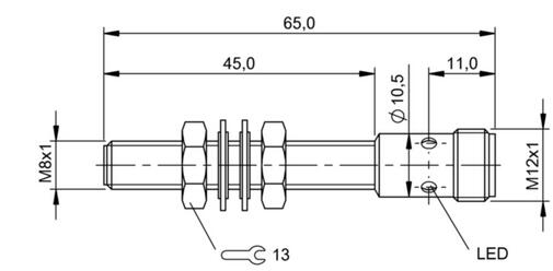 感应式传感器 BES M08MH1-PSC20B-S04G-101