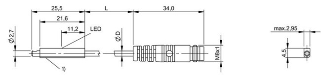 磁敏传感器 BMF 303K-NS-C-2A-S49-00，2