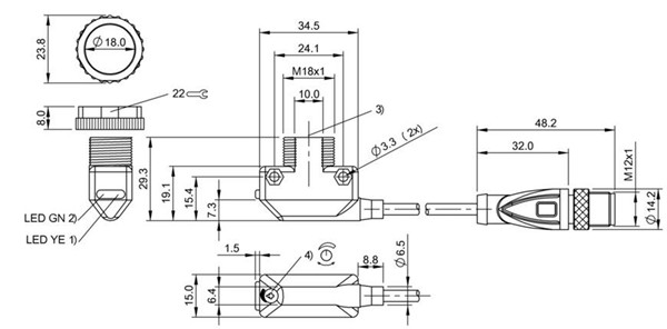 反射光栅 BOS 11K-NA-PR10-00，15-S4