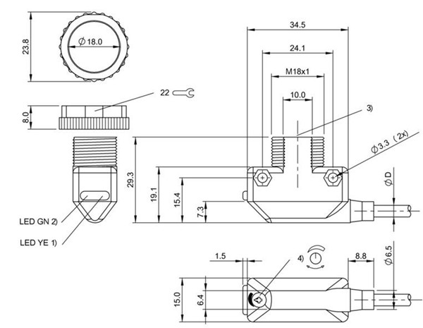 反射光栅 BOS 11K-PA-PR10-02