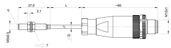 感应式传感器 BES M05ED-PSD05B-ES05-GS04-T50