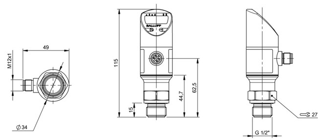 压力传感器 BSP B120-IV003-A02A0B-S4