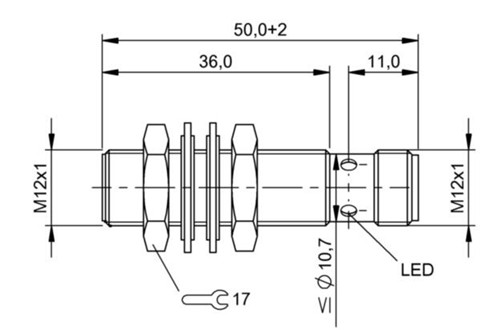 感应式传感器 BES M12MF1-PSC30A-S04G-W01