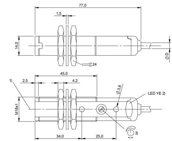 反射光栅 BOS 18KF-NA-1LQP-C-02