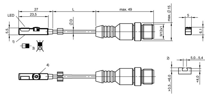 磁敏气缸传感器 BMF 235K-PS-C-2A-SA2-S4-00，3