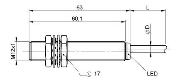 感应式距离传感器 BAW M12MN-ICC35C-BP02