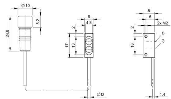 光学传感器头 BOH DI-R014-005-01-S49F