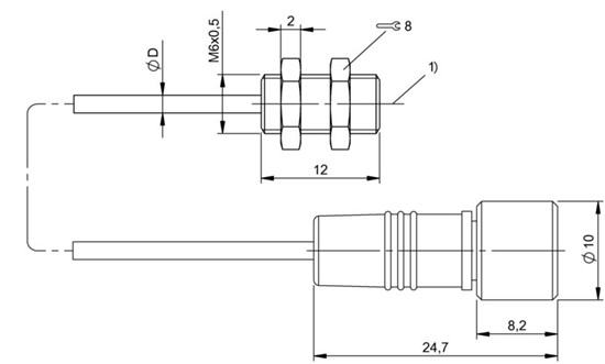 光学传感器头 BOH DK-M06-002-01-S49F