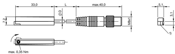 磁敏气缸传感器 BMF 315M-PS-W-2-S49-00，3