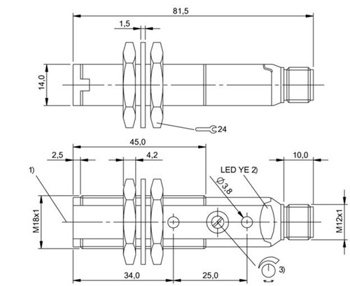 反射光栅 BOS 18KF-PA-1LQP-S4-C