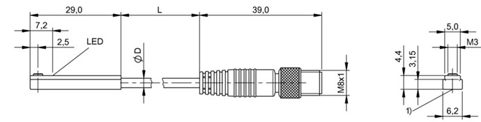 磁敏气缸传感器 BMF 307K-PS-C-2-SA2-S49-01，5