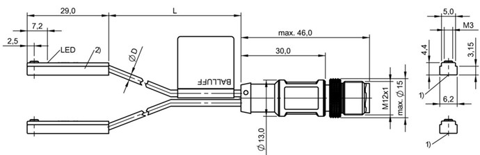 磁敏气缸传感器 BMF 307K-PS-C-2-SA95-S4-00，3