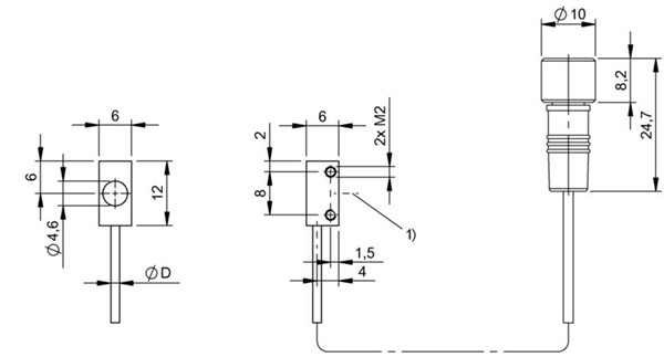 光学传感器头 BOH DR-Q06-001-01-S49F