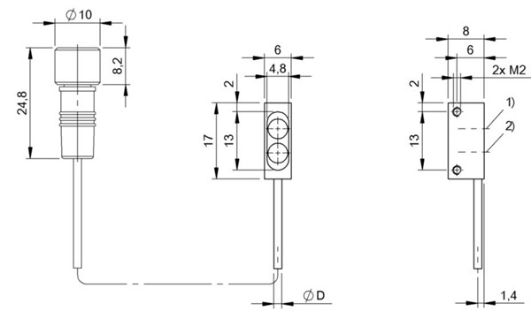 光学传感器头 BOH RR-R014-005-01-S49F