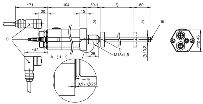 磁致伸缩传感器 BTL5-T110-M0500-B-S103