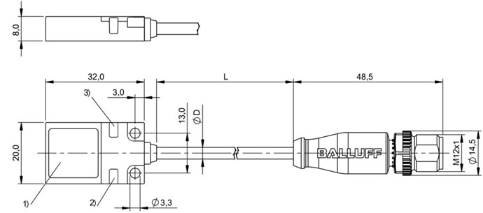 感应式传感器 BES R01ZC-PSC70B-BZ00，2-GS04-108