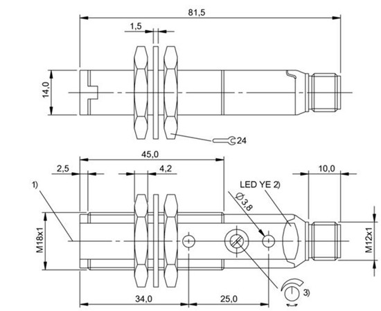 反射光栅 BOS 18KF-PA-1TB-S4-C