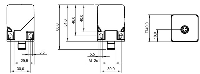 感应式传感器 BES Q40KFU-PSC20A-S04G-012