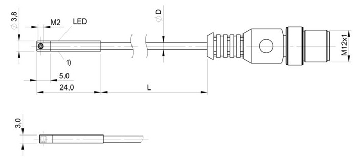 磁敏气缸传感器 BMF 243K-PS-C-2A-SA2-S4-00，3