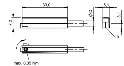 磁敏气缸传感器 BMF 315M-PS-D-2-SA3-PU-02